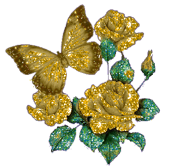Flower Glitters for Myspace