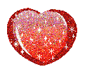 Heart Glitters for Myspace